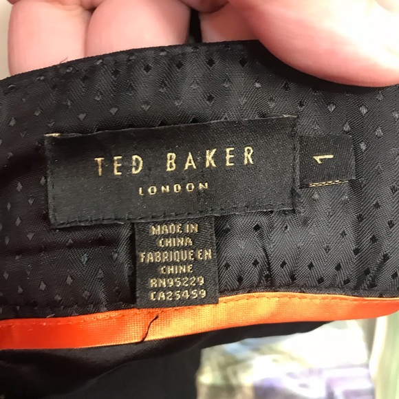 Ted Baker Parquet Geo Print Skirt Black TB Size 1 US 2-4 XS - Picture 8 of 10